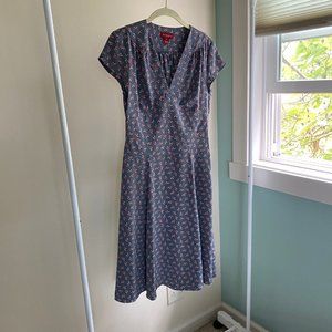 Sundance Silk Retro 1940s Durrells in Corfu Dress